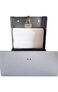 Qtowel fold folded paper towel dispenser, in brushed stainless steel